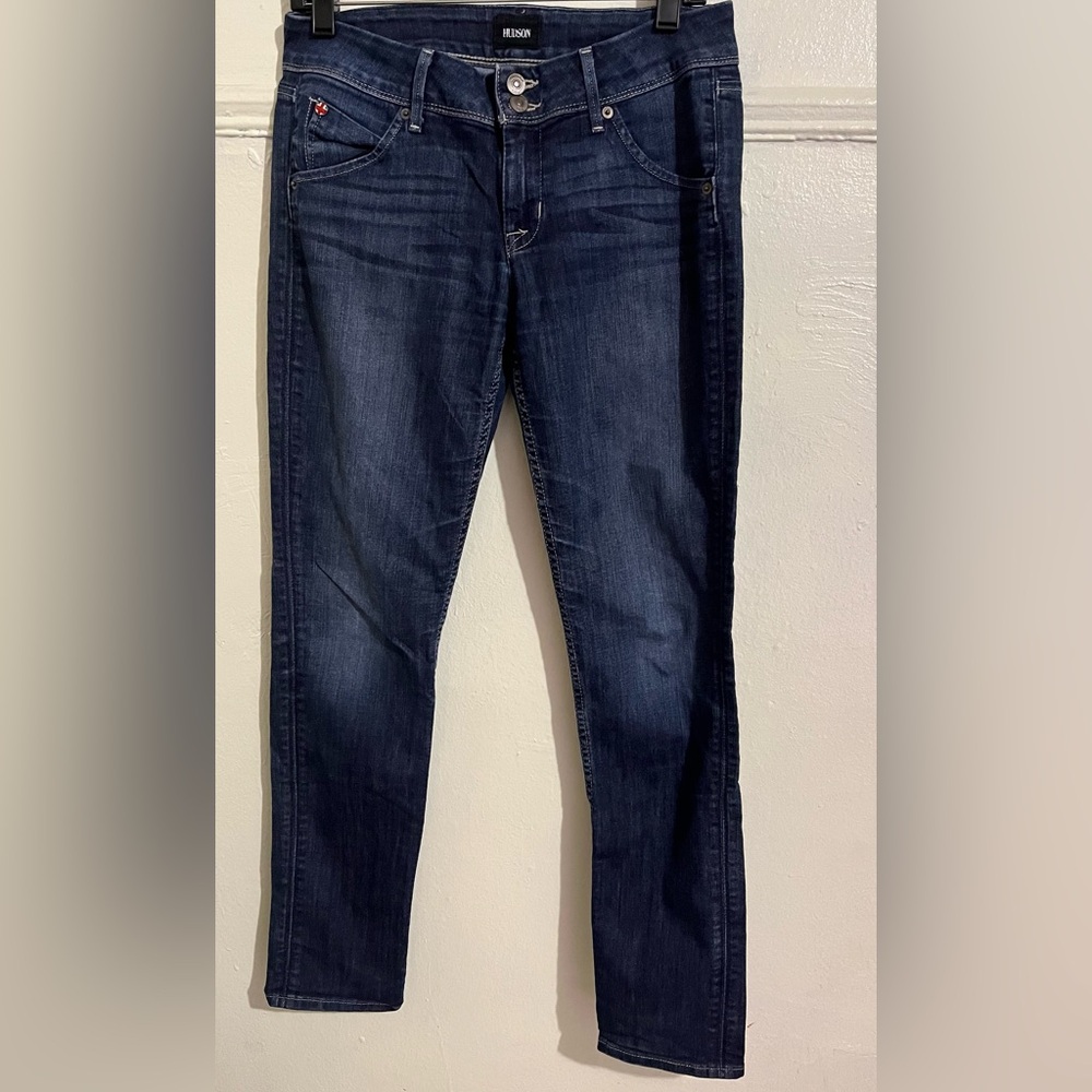 Hudson Collin Flap Skinny  Dark Blue Women's Jeans